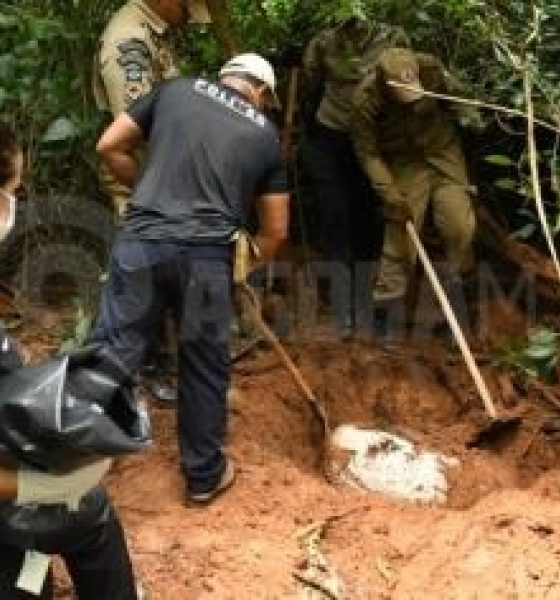 Operação encontra mais dois corpos em cemitério de facção; 10 vítimas foram achadas