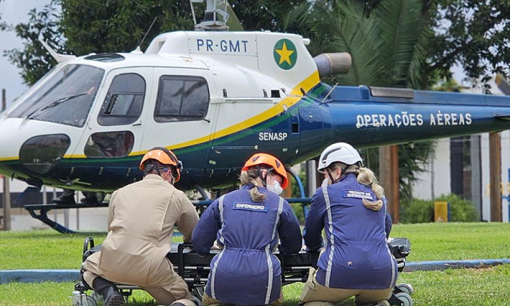 Trabalhador é resgatado após queda no silo de grãos em Feliz Natal