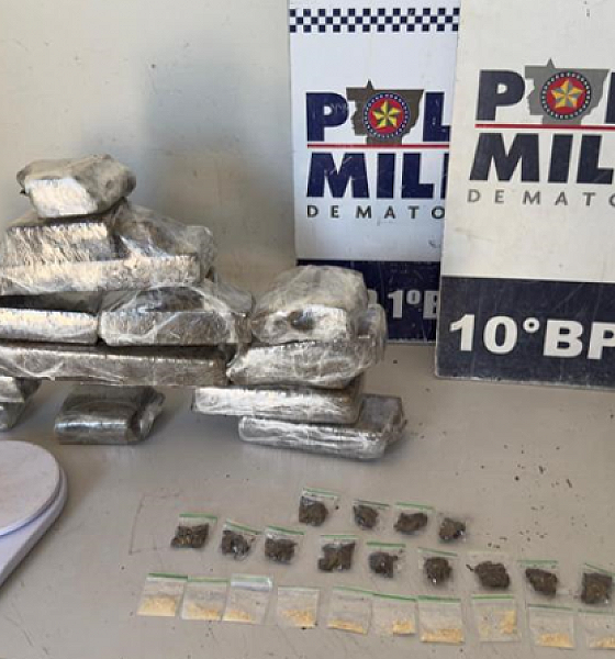 Homem é preso por tráfico de drogas em distribuidora de bebidas em Cuiabá