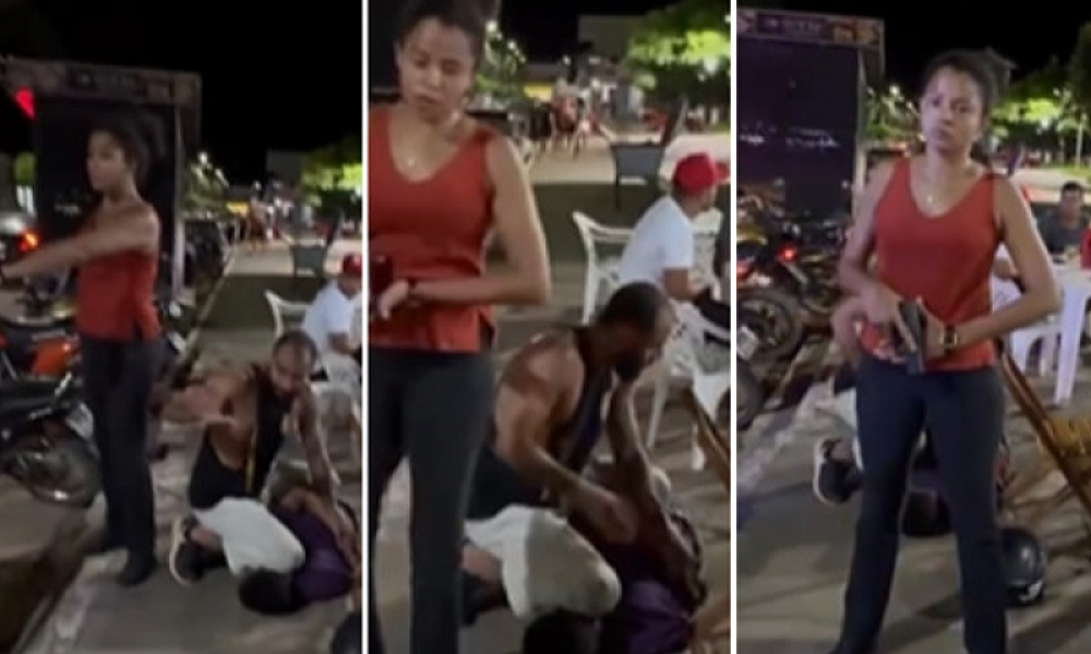 Homem é preso por policiais à paisana após causar tumulto no bar de Colniza