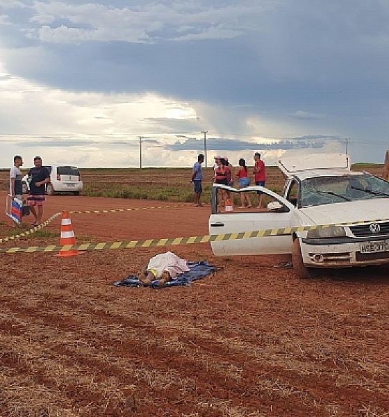Mulher morre após veículo capotar em Juscimeira 