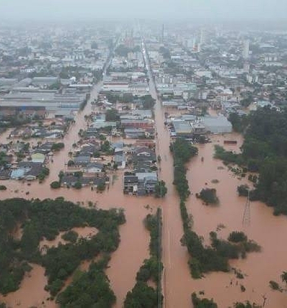 Volta a chover forte no RS