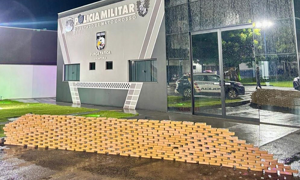 Polícia Militar apreende 411 quilos de pasta base de cocaína em Pontes e Lacerda