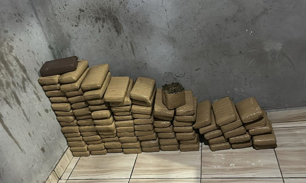 Força Tática apreende 92 tabletes de maconha avaliados em R$ 300 mil em Pontes e Lacerda