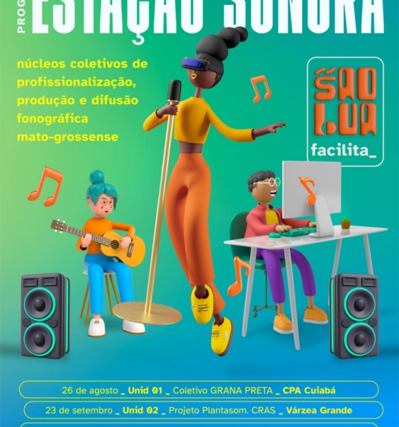 Lançamento do Programa Estação Sonora entrega estúdios para produção musical na periferia