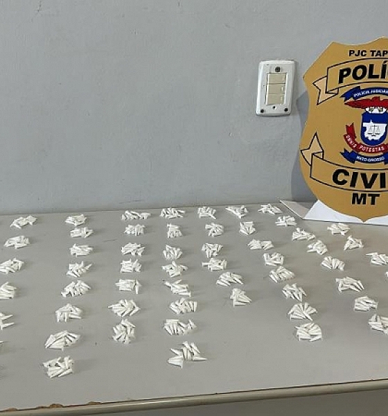 Polícia Civil apreende mais de 700 pinos de cocaína em Tapurah