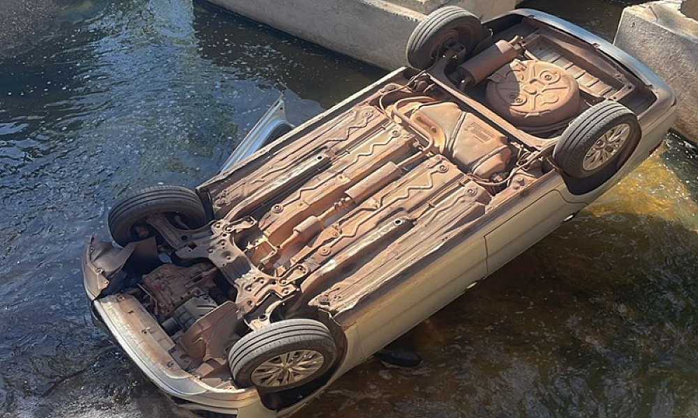  Motorista de aplicativo cai de ponte em Várzea Grande após tentar desviar de motociclista