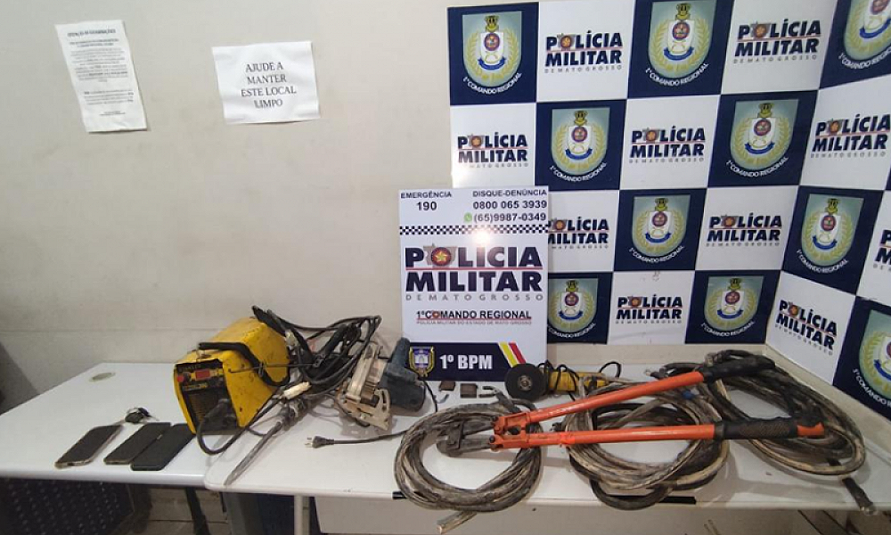 Três suspeitos são presos por roubo e cárcere privado em empresa de defensivos agrícolas