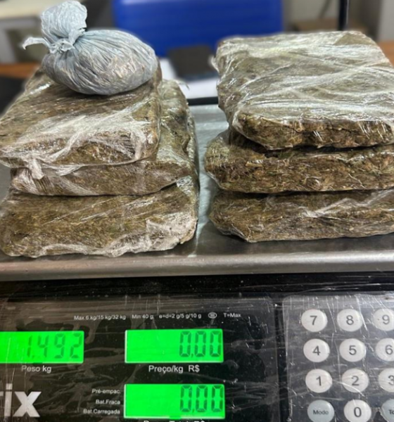 Presos são flagrados com drogas ao tentar entrar em Centro de Ressocialização em Várzea Grande