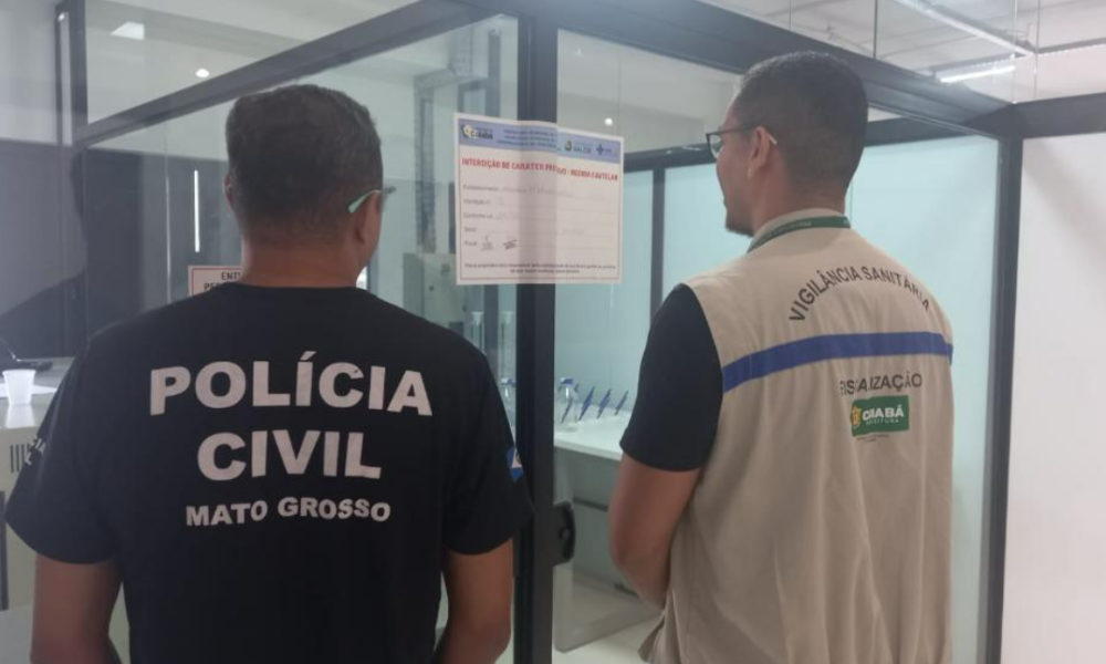Polícia Civil e Vigilância Sanitária fecham laboratório de análises clínicas suspeito de fraudar em exames