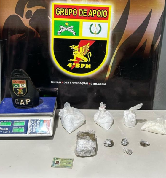 PM prende dois homens por tráfico de drogas em Várzea Grande
