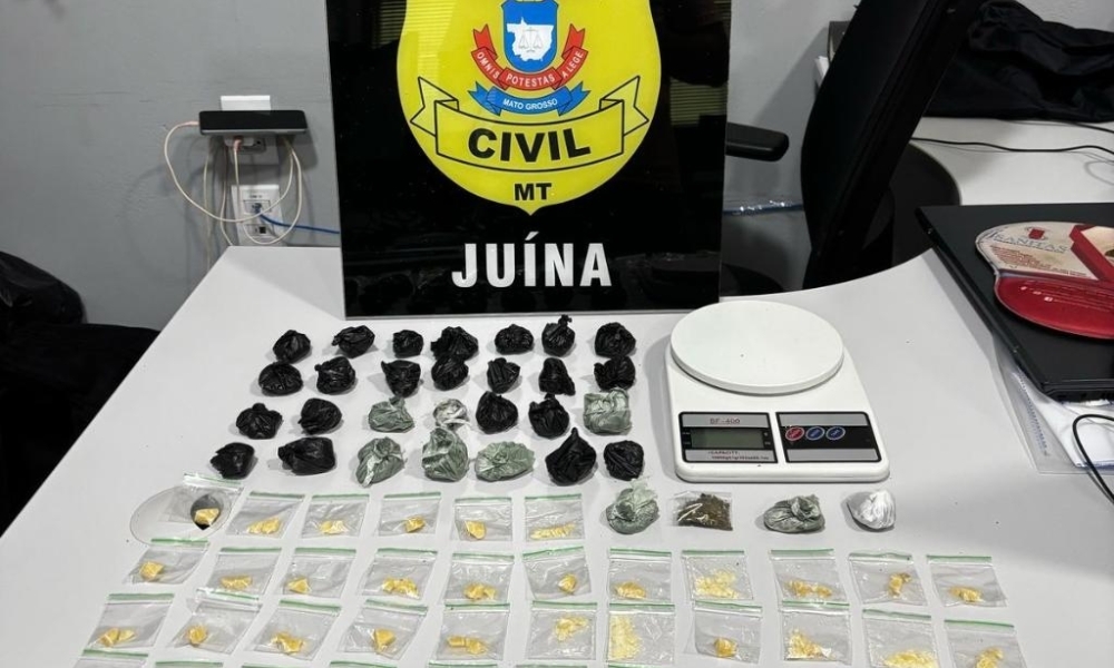 Polícia Civil prende criminosos de alta periculosidade envolvidos com tráfico de drogas e tentativa de latrocínio em Juína