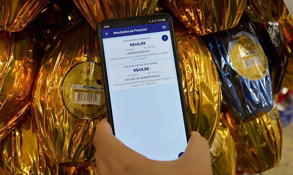 Consumidores podem consultar preços no Nota MT para economizar na Páscoa