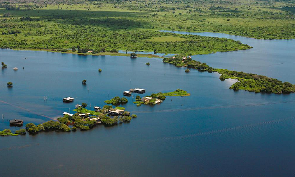 Monitoramento da Sema identifica maior volume de água nas baías de Chacororé e Siá Mariana desde o ano passado