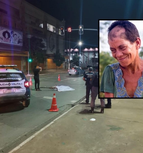 Mulher em situação de rua morre após ser atropelada por carreta em Cuiabá