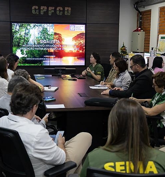 Integrante de delegação britânica destaca tecnologia utilizada para combate ao desmatamento ilegal em MT