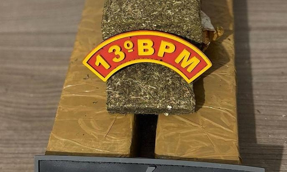 Polícia Militar prende homem por tráfico de drogas e porte ilegal de arma