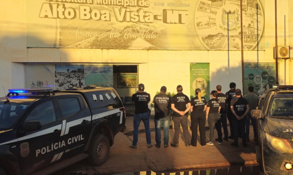 Polícia Civil desarticula esquema de corrupção por meio de venda ilegal de lotes em Alto Boa Vista
