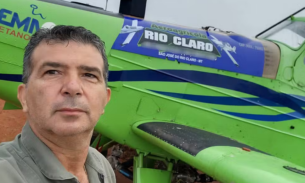 Empresário morre em queda de aeronave em São José do Rio Claro