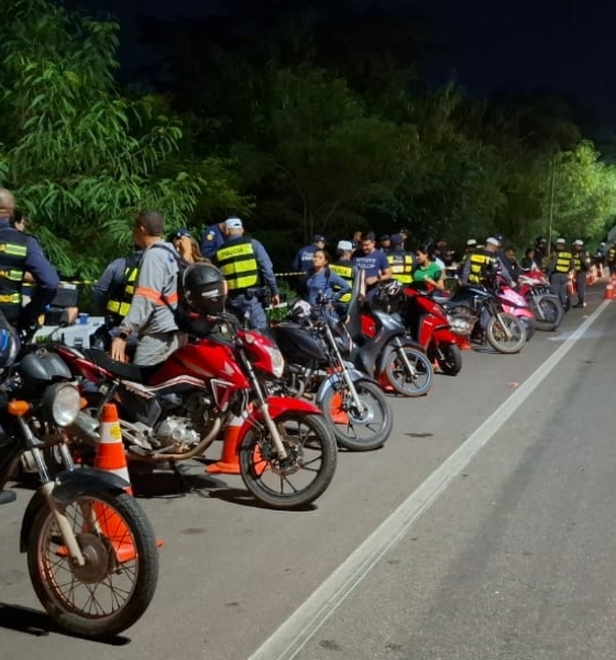 Operação Lei Seca termina com duas prisões e 34 motos removidas em Várzea Grande