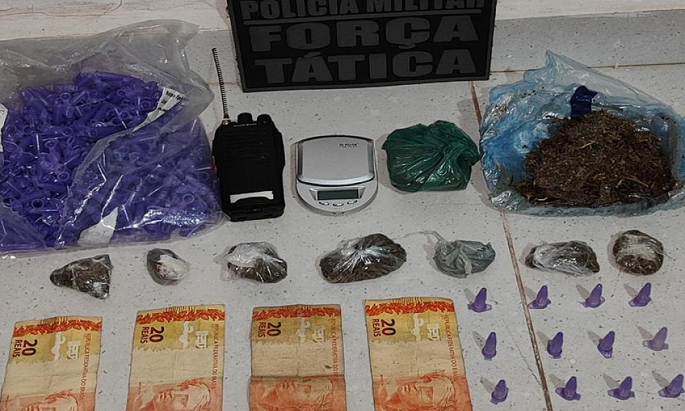PM prende faccionado com drogas durante patrulhamento em Alto Paraguai