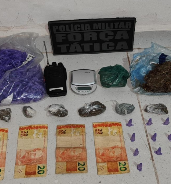 PM prende faccionado com drogas durante patrulhamento em Alto Paraguai