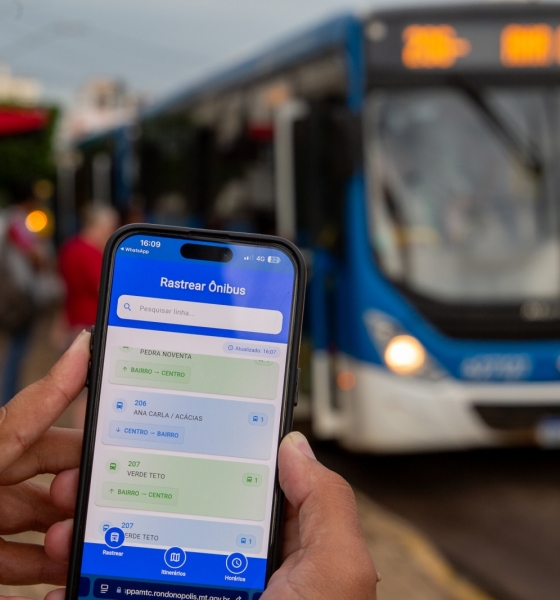 Prefeitura de Rondonópolis lança aplicativo para acompanhar ônibus do transporte coletivo em tempo real
