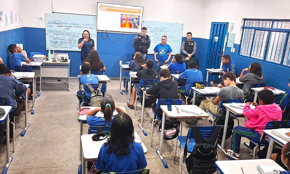 Detran leva orientações de segurança no trânsito para 1.500 pessoas em Nortelândia