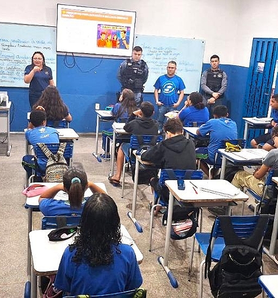 Detran leva orientações de segurança no trânsito para 1.500 pessoas em Nortelândia