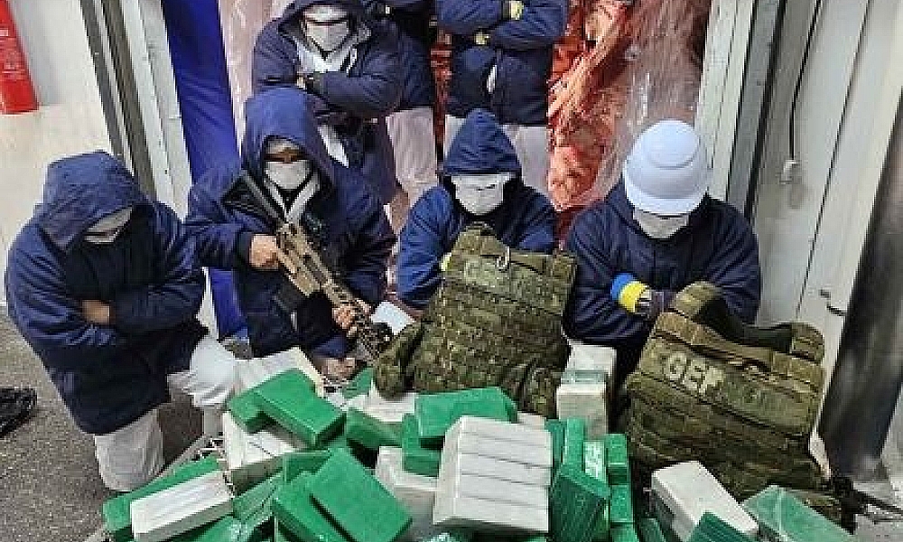 Gefron apreende R$ 4 milhões em cocaína camuflada entre carnes