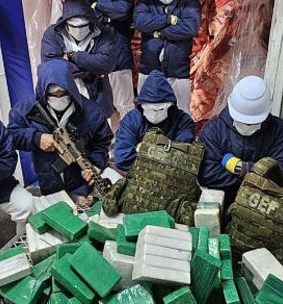 Gefron apreende R$ 4 milhões em cocaína camuflada entre carnes