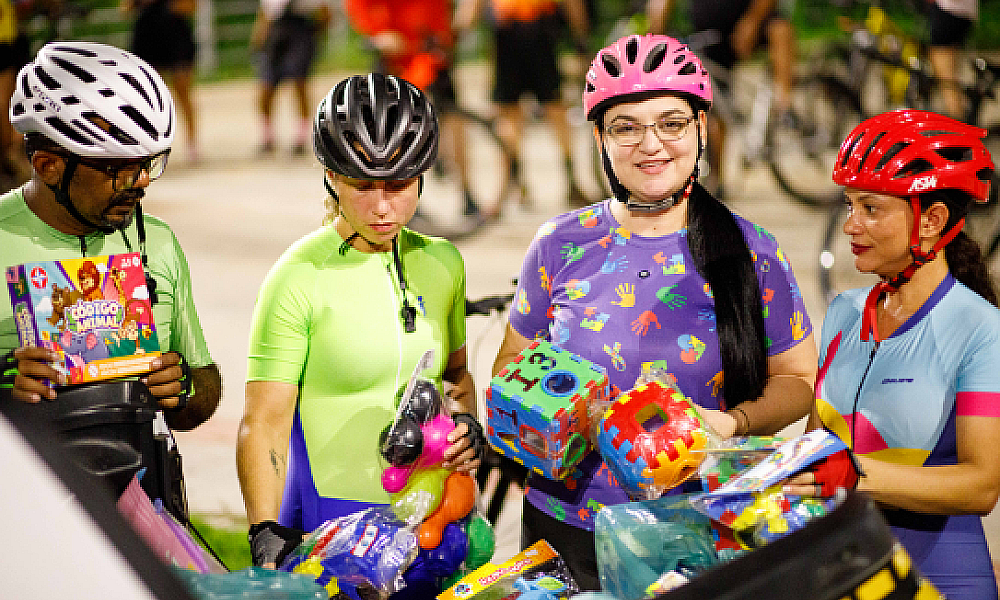 Pedal da Semob reúne 450 ciclistas em ação pela conscientização sobre o autismo em Cuiabá