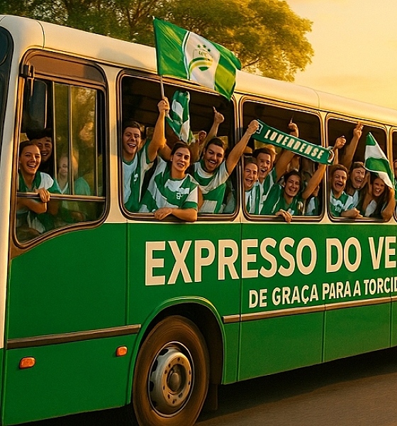 Luverdense oferece ônibus gratuito para torcida com o projeto 'Expresso do Verdão' 