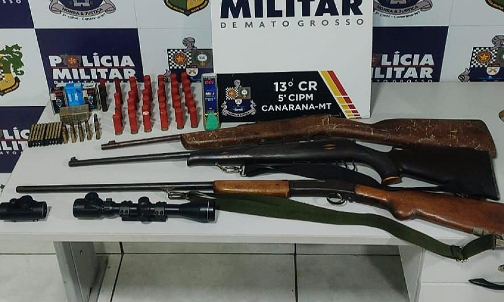 Suspeitos de furtos e roubos com reféns são presos pela PM em Canarana