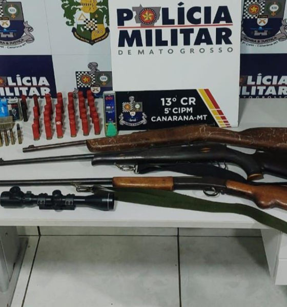 Suspeitos de furtos e roubos com reféns são presos pela PM em Canarana