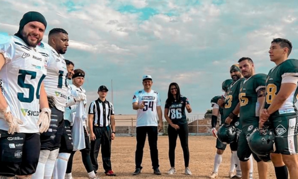 Thiago Silva viabiliza recursos e incentiva a prática do futebol americano em Rondonópolis