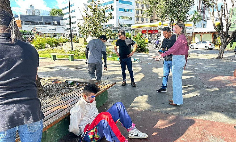 Grupo vestido de palhaço é preso por suspeita de aplicar golpes em Cuiabá