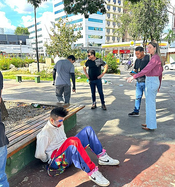 Grupo vestido de palhaço é preso por suspeita de aplicar golpes em Cuiabá