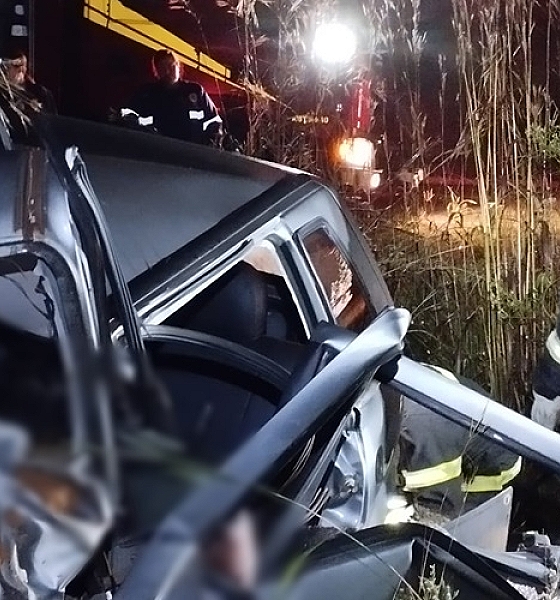 Motorista morre preso às ferragens após capotamento na MT-130, em Poxoréu