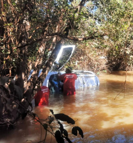 Carro cai de ponte e duas pessoas morrem na MT-241, em Denise