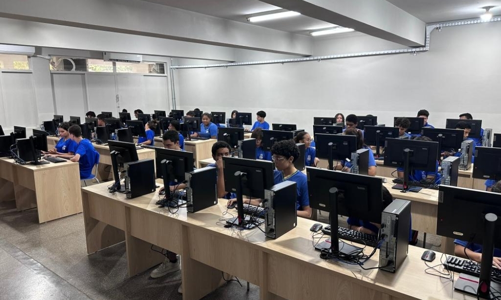 Seciteci instala laboratório de informática na Escola Técnica Estadual de Várzea Grande