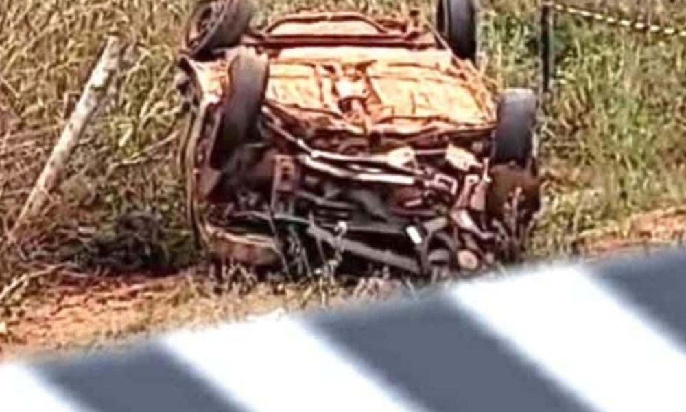 Dois jovens morrem em capotamento na MT-249 em Nova Maringá