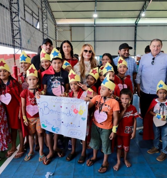 Primeira-dama de MT acompanha Mutirão da Cidadania e entrega cestas de alimentos, cobertores e brinquedos em Itaúba e Nova Santa Helena