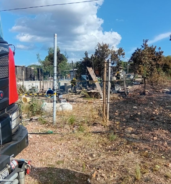 Menino de 5 anos morre em incêndio que destruiu barraco em Cuiabá