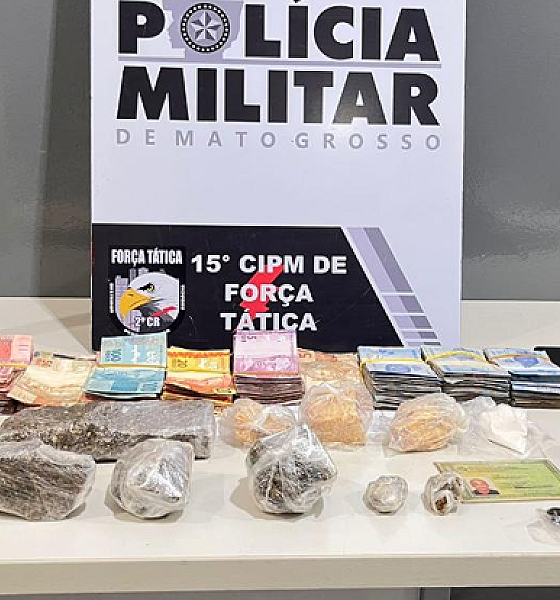 Polícia Militar desarticula quadrilha de tráfico de drogas em Várzea Grande