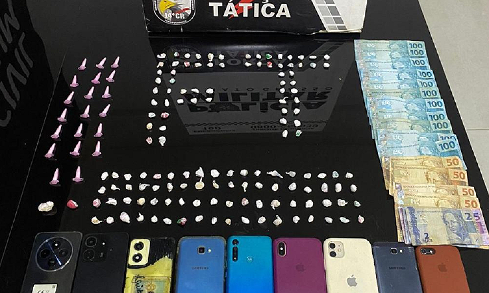 Oito são detidos por tráfico durante ação da Força Tática em Nova Mutum