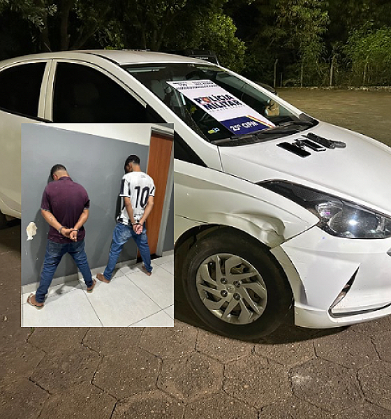 Dois homens são presos em flagrante após assalto em Várzea Grande