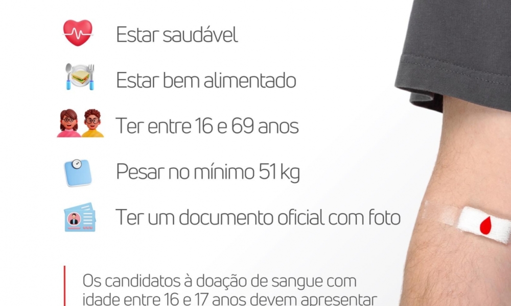 Solidariedade que salva: doação de sangue pode beneficiar até três pessoas