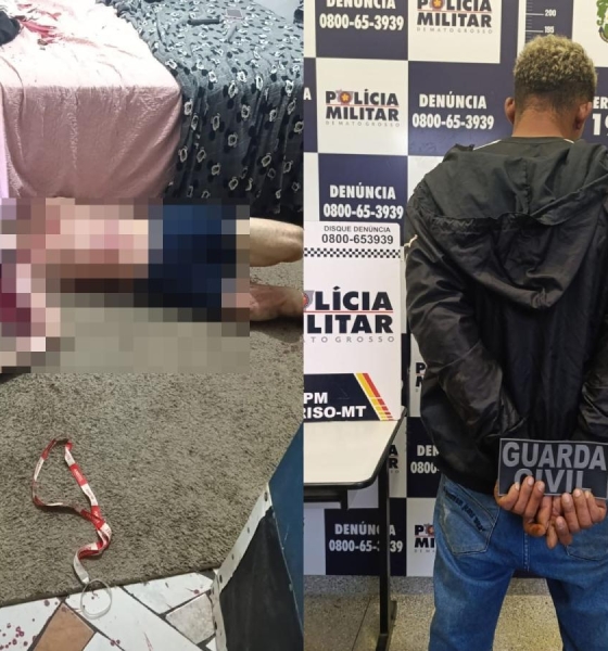 Homem é morto a facadas por namorado virtual da companheira em Lucas do Rio Verde