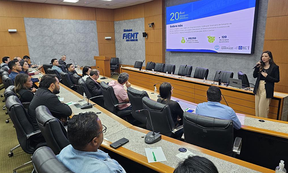 Linhas de crédito da Desenvolve MT são destaque em encontro com empresários industriais